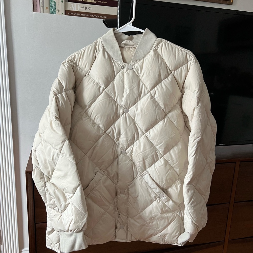TNA Cream Quilted Jacket